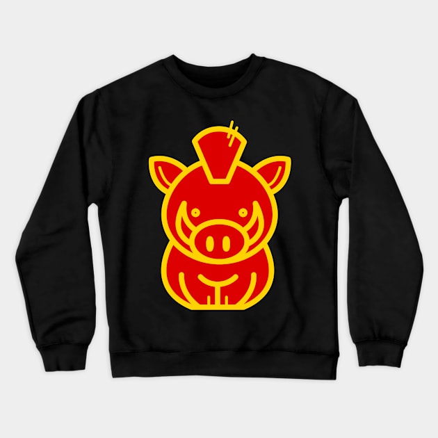 RaY Pig Crewneck Sweatshirt by PGMcast